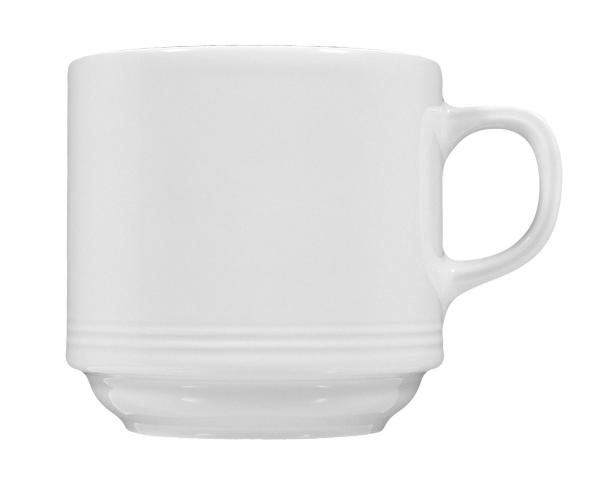 Porzellan Imperial Becher mit Henkel 0,25 l.